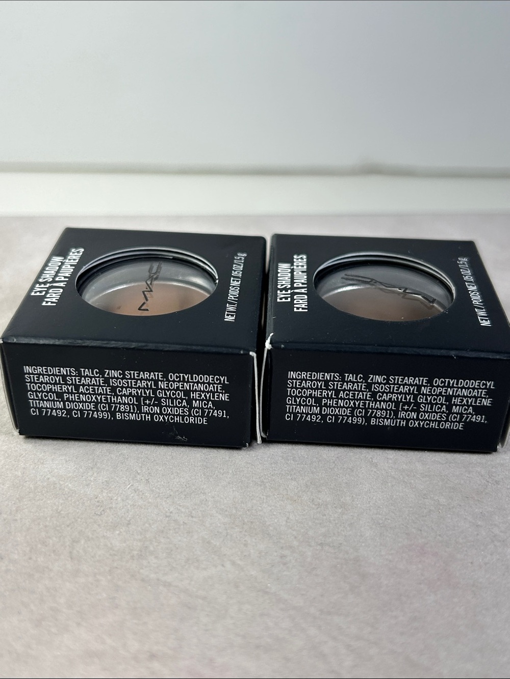 MAC Eye Shadow - Charcoal Brown Matte & Brun Satin - Picture 3 of 6